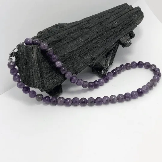 Amethyst Beaded Necklace