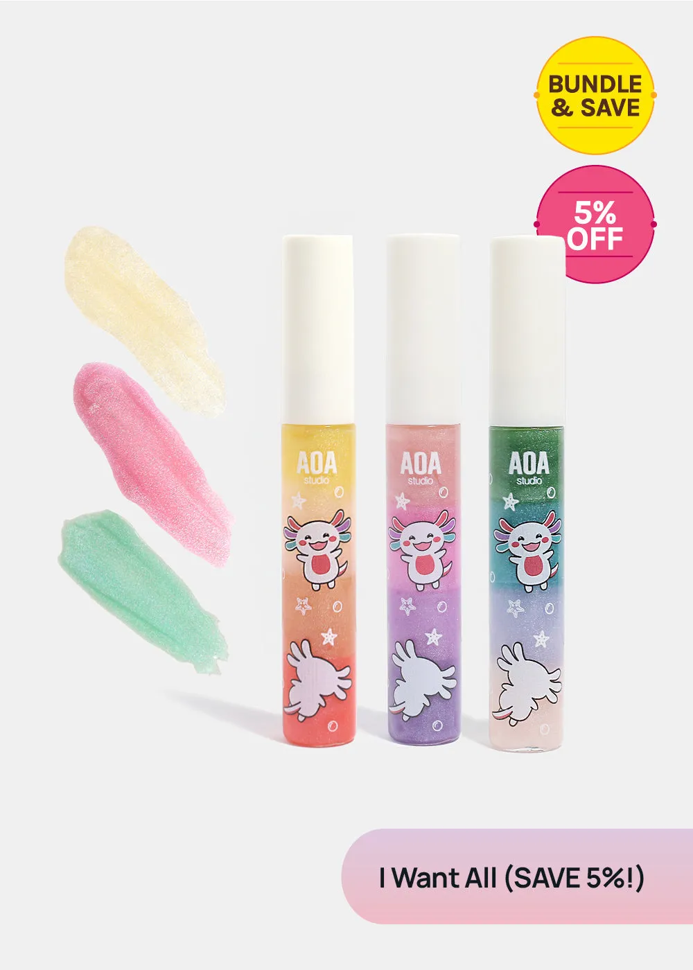 AOA Axel's Rainbow Paint Lip Gloss