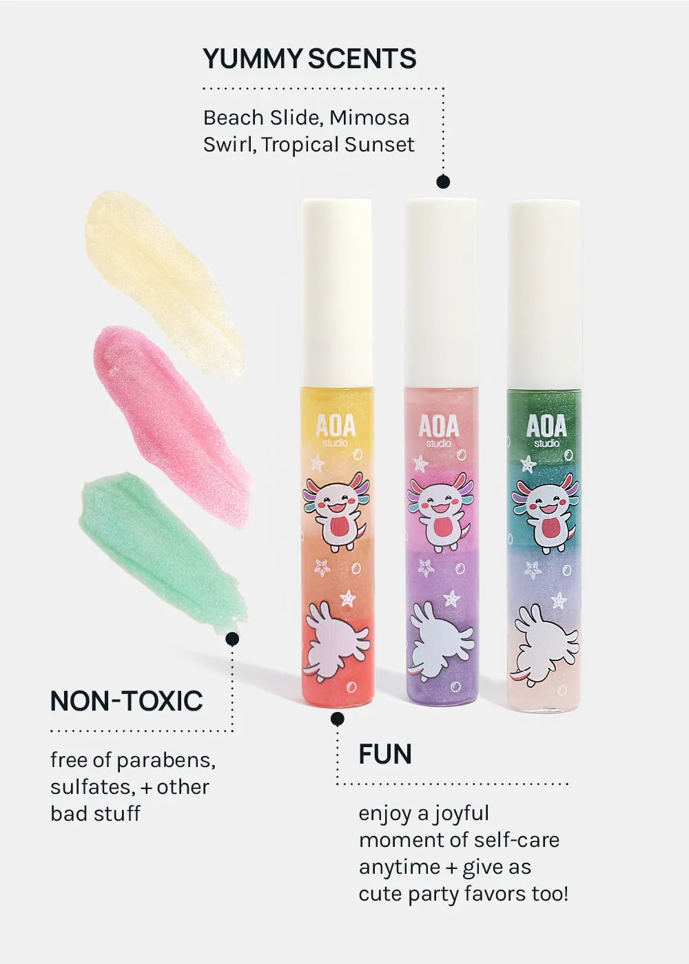 AOA Axel's Rainbow Paint Lip Gloss