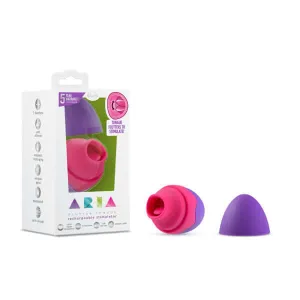 Aria Flutter Tongue Vibrator Purple from Blush Novelties