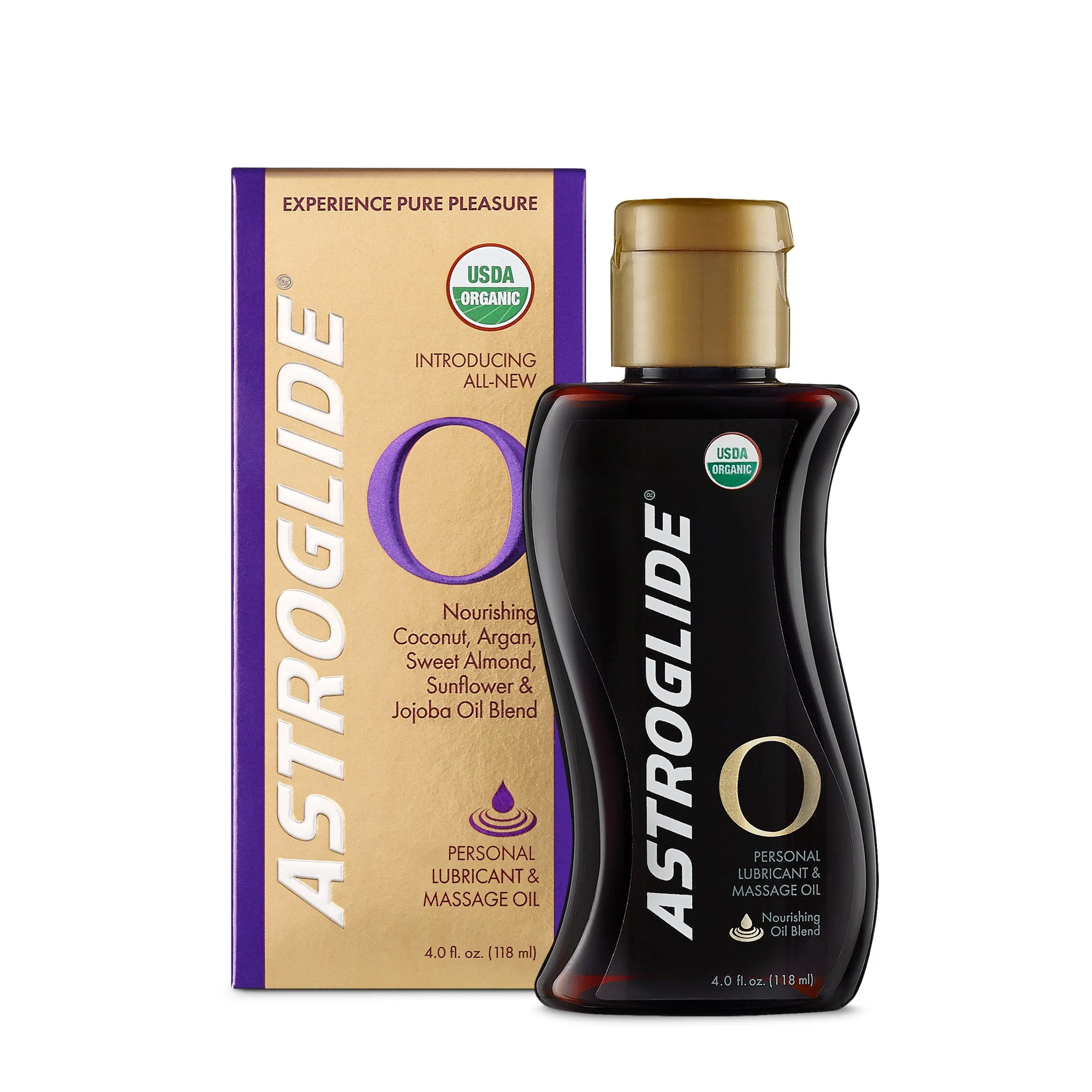 Astroglide - O Sensual Massage Oil and Personal Lubricant