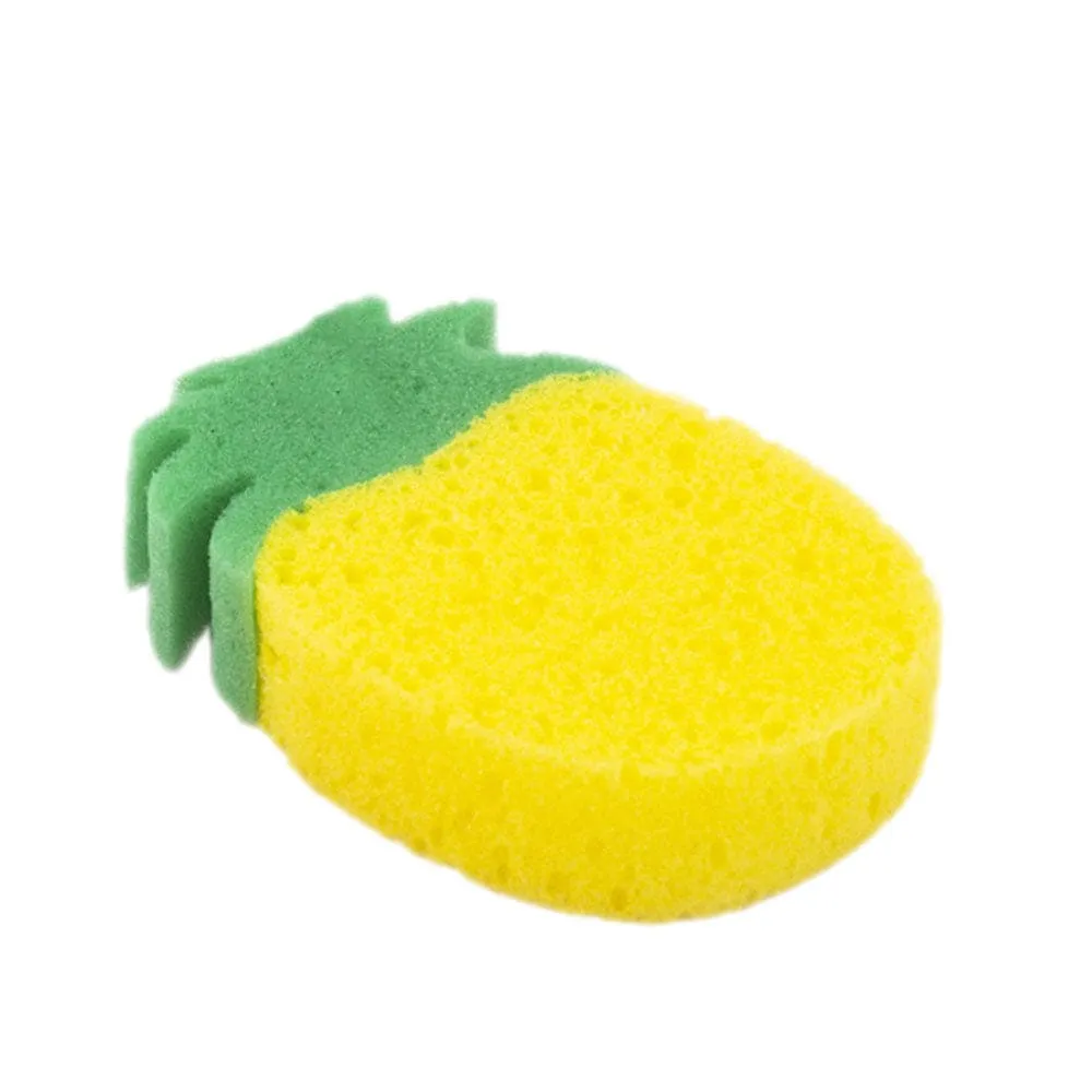 Baby Moo Sliced Strawberry And Pineapple 2 Pk Bath Sponge - Multicolour