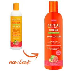 Cantu Guava Length Retention Hair Lotion For Natural Curls, Coils & Waves 12oz