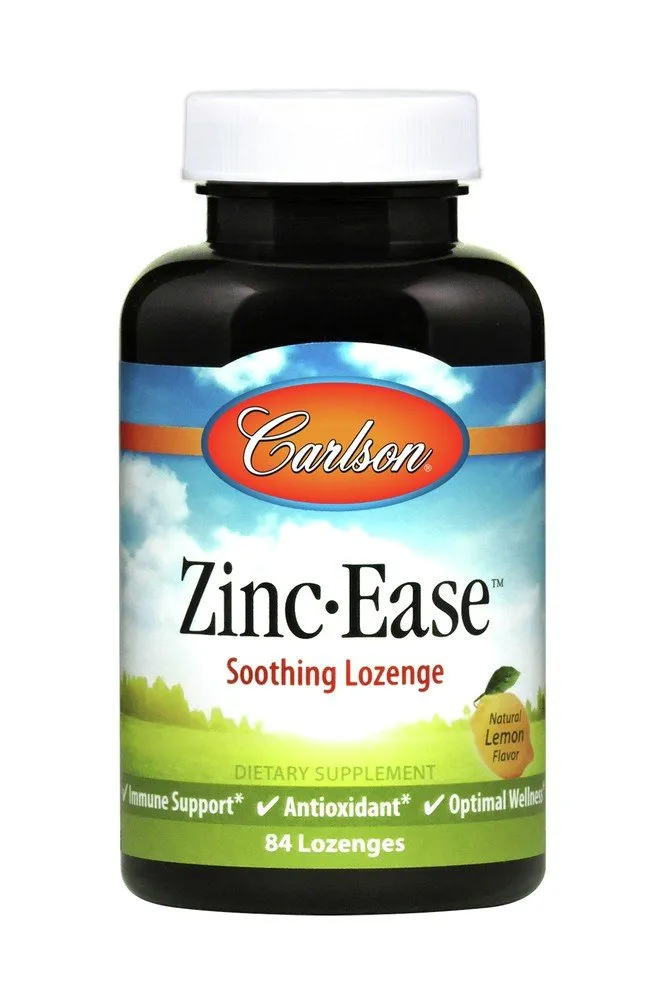 Carlson Laboratories Zinc Ease Soothing Lozenge 84 Lozenge