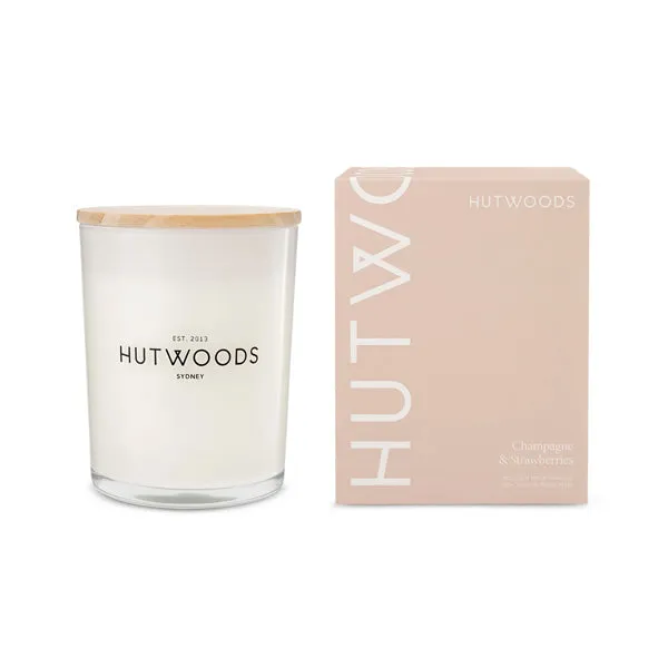 Champagne   Strawberries Candle - 500g