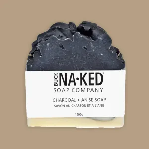 charcoal and anise soap bar