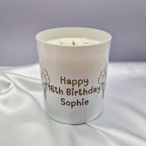 Custom Candle (Happy Birthday)