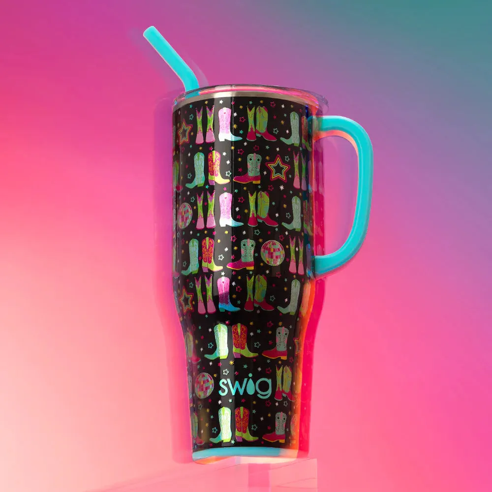 Disco Cowgirl Mega Mug Tumbler with Straw (40oz)