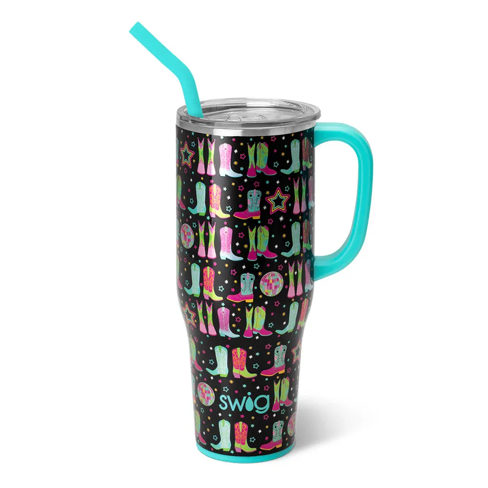 Disco Cowgirl Mega Mug Tumbler with Straw (40oz)