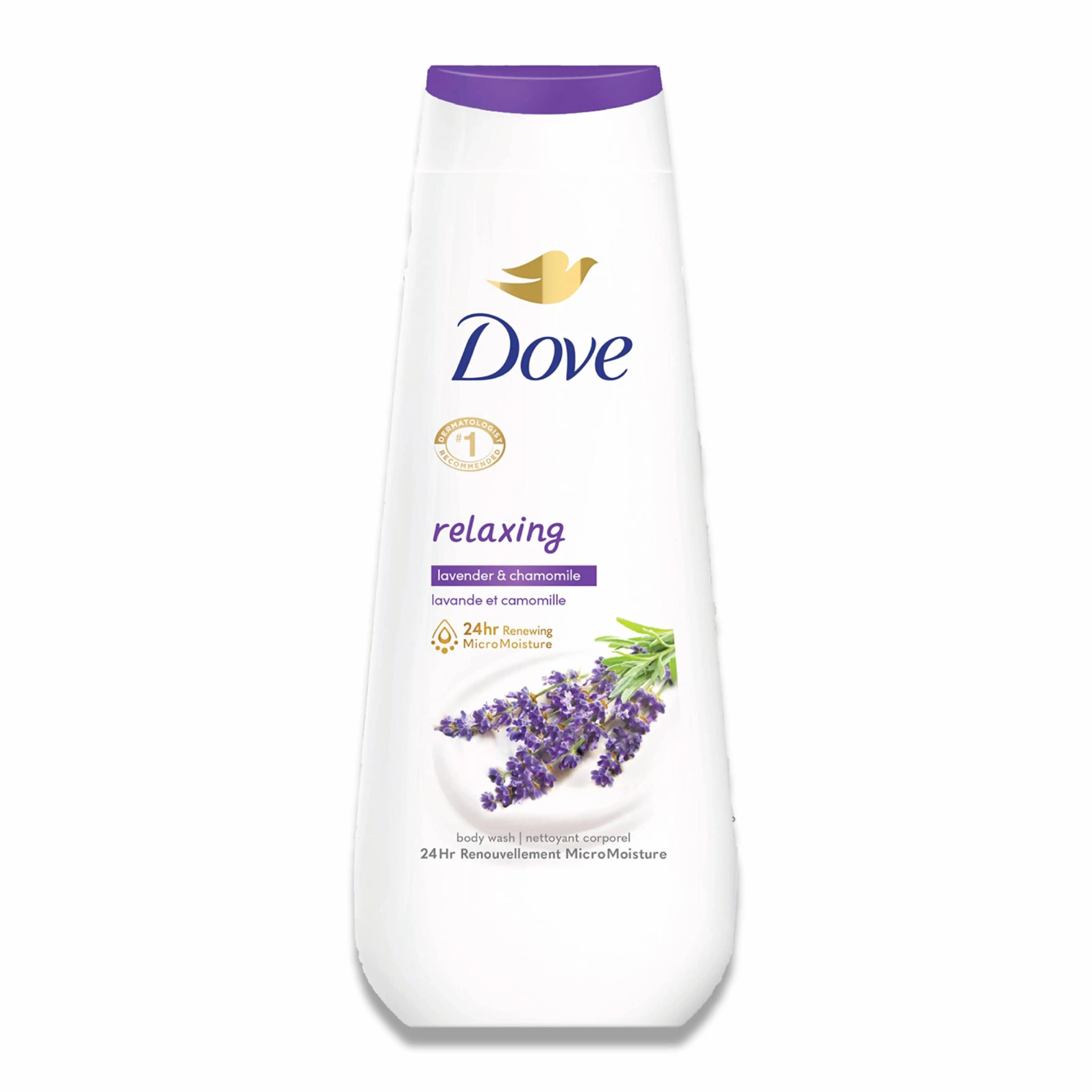 Dove - Body Wash Relaxing Lavender Oil & Chamomile - 20 Oz - 4 Pack