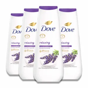 Dove - Body Wash Relaxing Lavender Oil & Chamomile - 20 Oz - 4 Pack