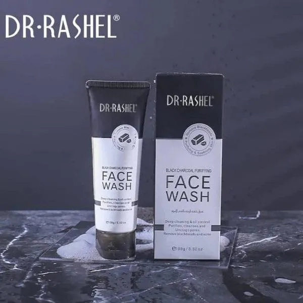 Dr.Rashel Black Charcoal Purifying Face Wash 100gm