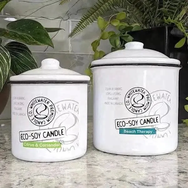 Enamelware 9oz Candle - Coconut Lime