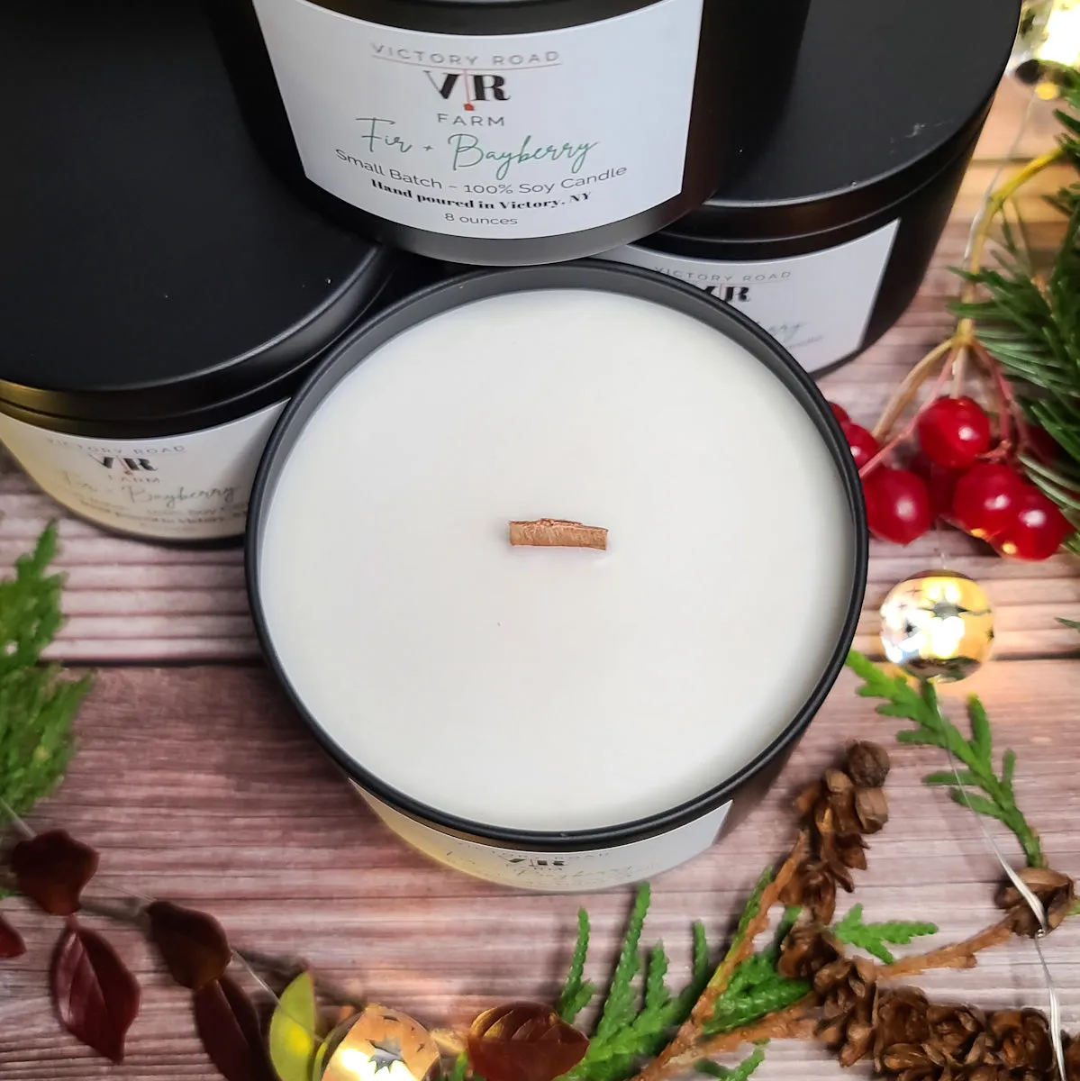 Fir   Bayberry Soy Wax Candle