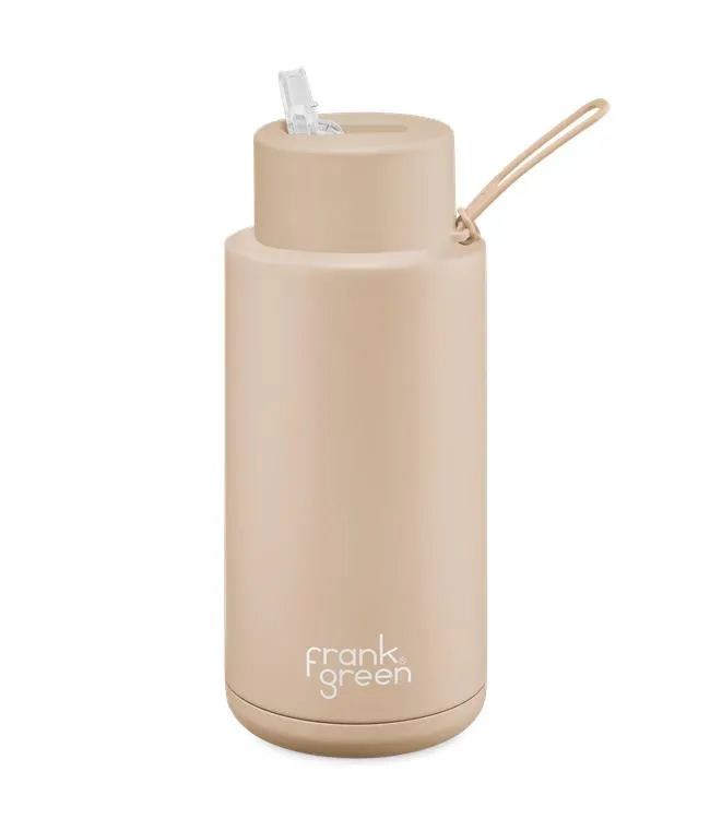 Frank Green 34oz Reusable bottle (Soft Stone)