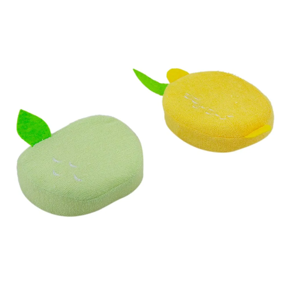 Fresh & Fruity Multicolour 2 Pk Bath Sponge