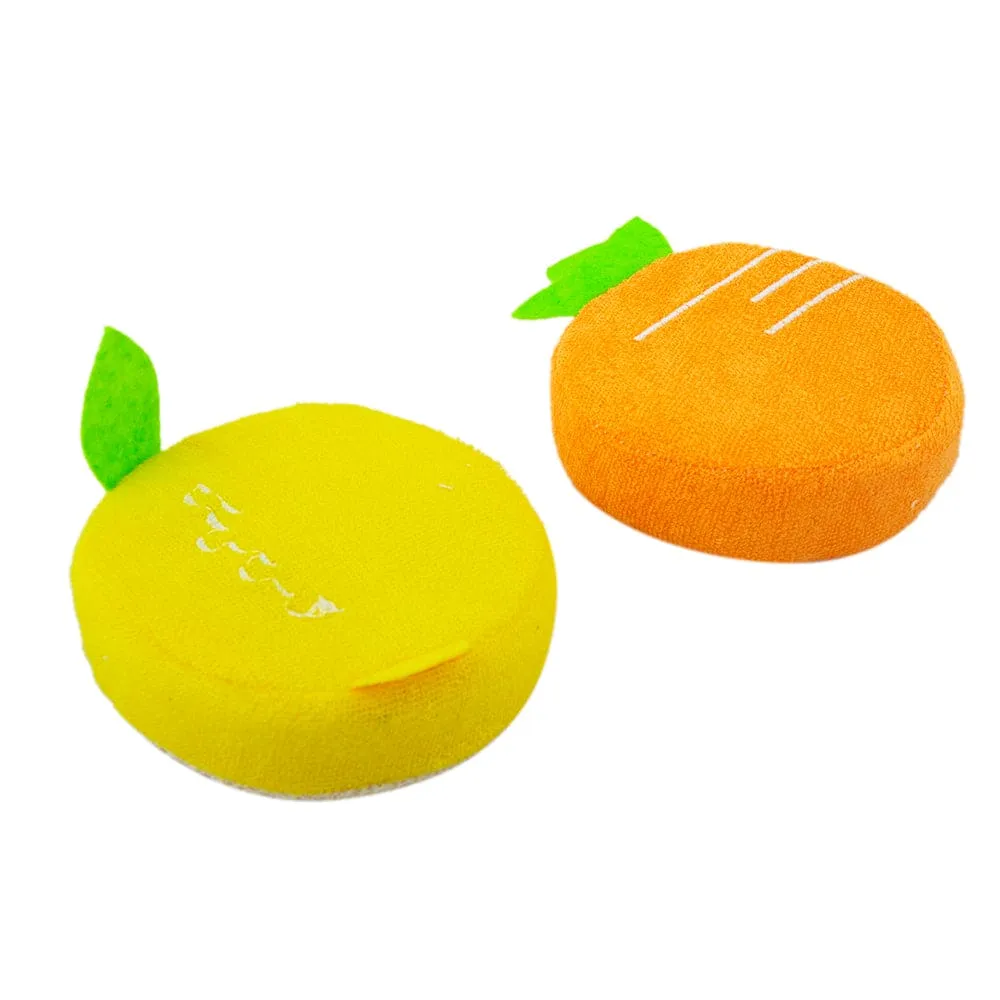 Fresh & Fruity Multicolour 2 Pk Bath Sponge