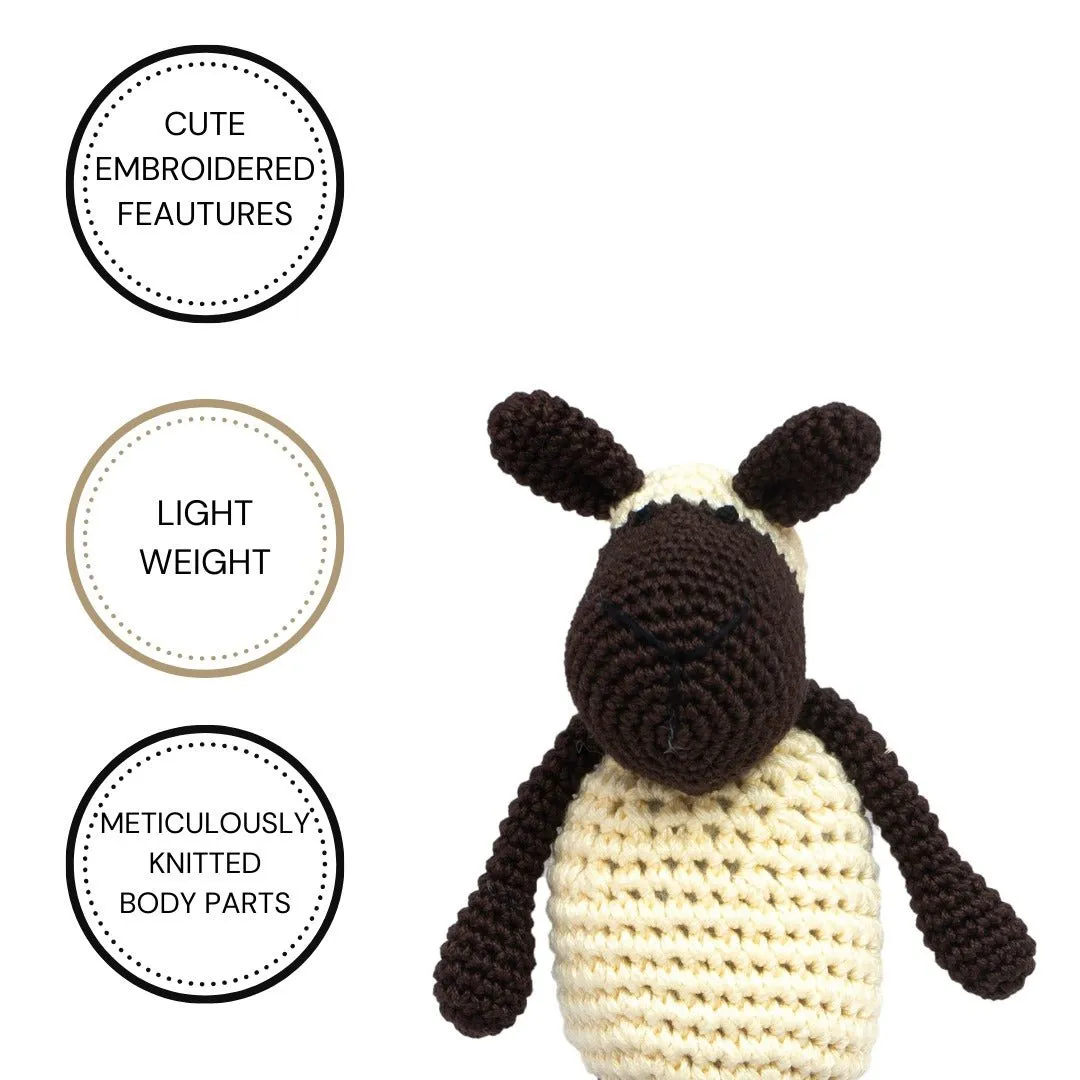 Happy Threads | Ecstatic Sheep | 14 cms | Super Cute | Soft Toy | For Girls & Boys | Gifting