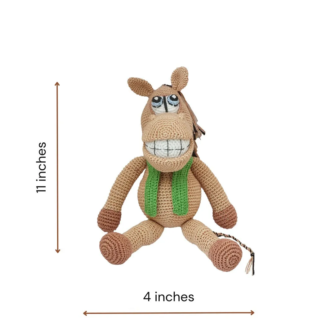 Happy Threads | Goofy Horse| Adorable | Soft Toy | For Girls & Boys | Gifting