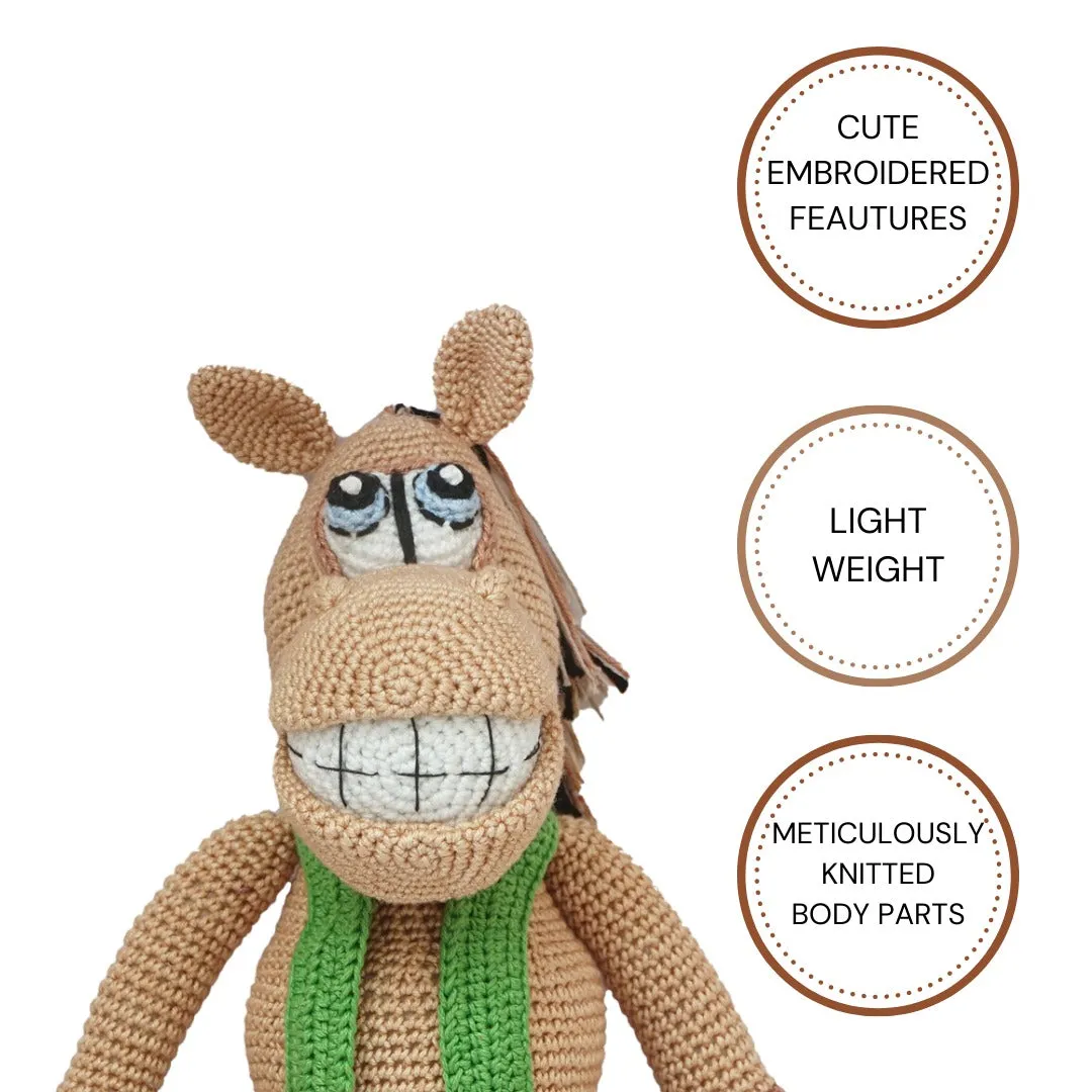 Happy Threads | Goofy Horse| Adorable | Soft Toy | For Girls & Boys | Gifting