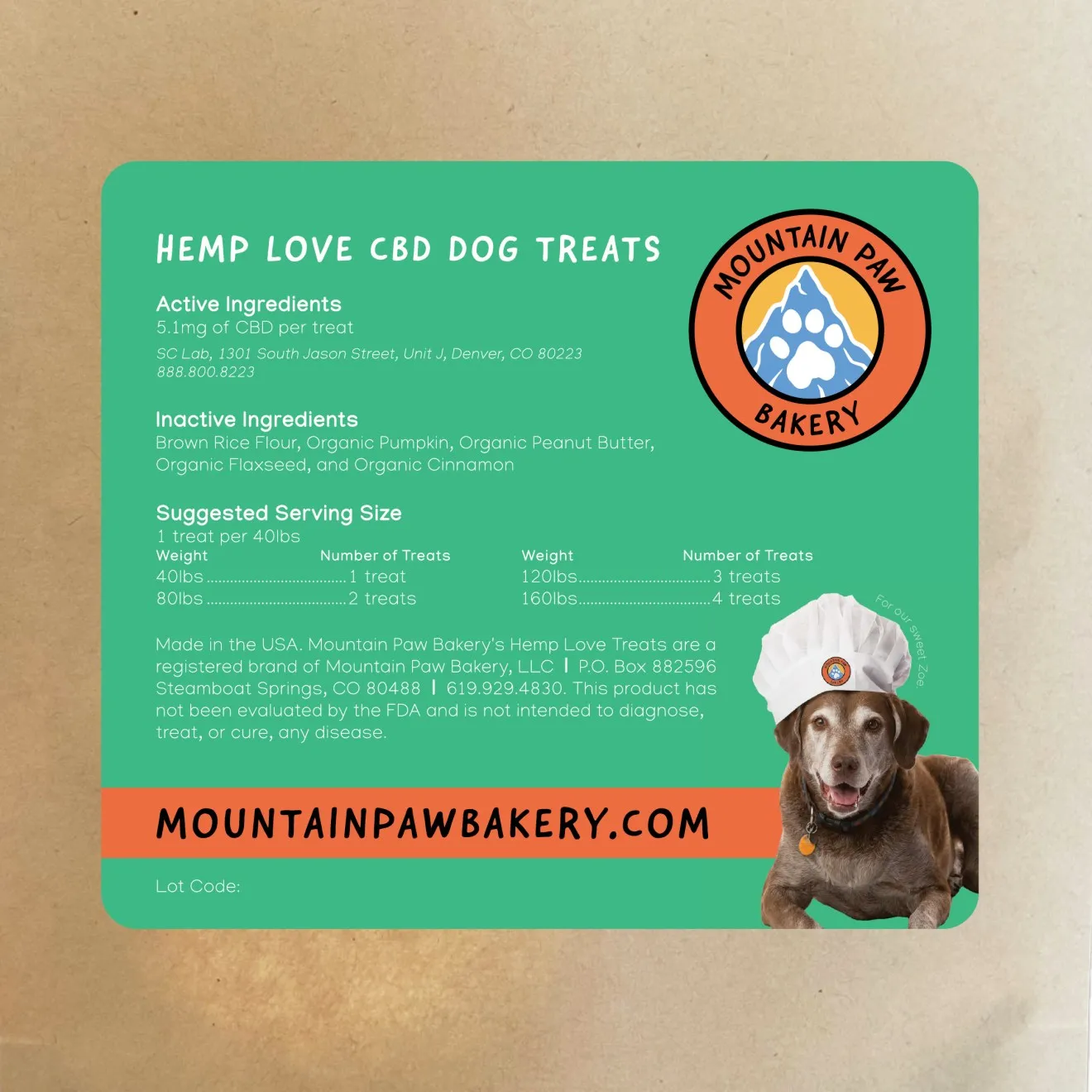 Hemp Love Dog Treats