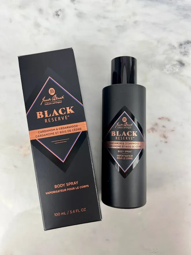 Jack Black Black Reserve Body Spray 3.4oz