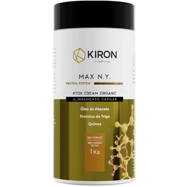 Ktox Organic Cream Protein System Max N.Y Deep Hair Mask Straightening 1Kg - Kiron