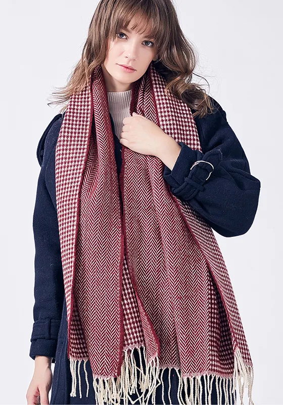 Long Tassel Foulard Scarf