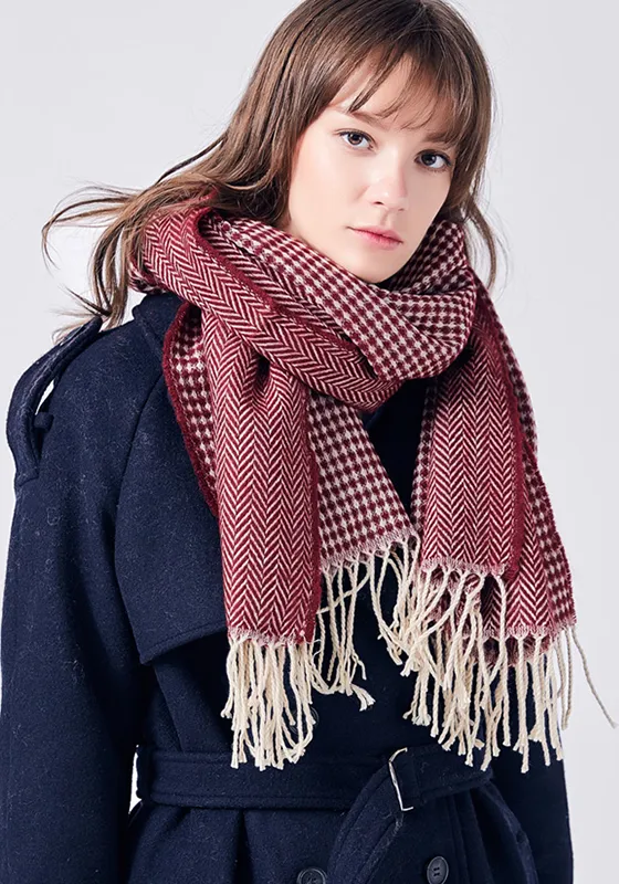 Long Tassel Foulard Scarf