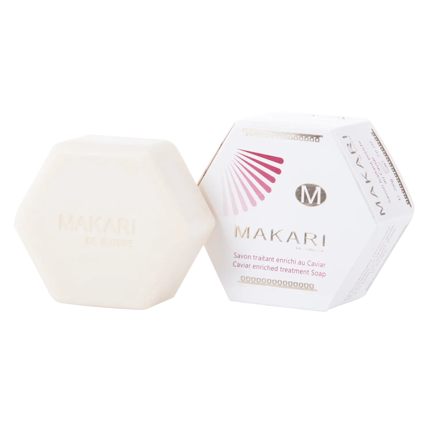 MAKARI DE SUISSE - CAVIAR ENRICHED SOAP - Nourishes and soothes dehydrated skin.