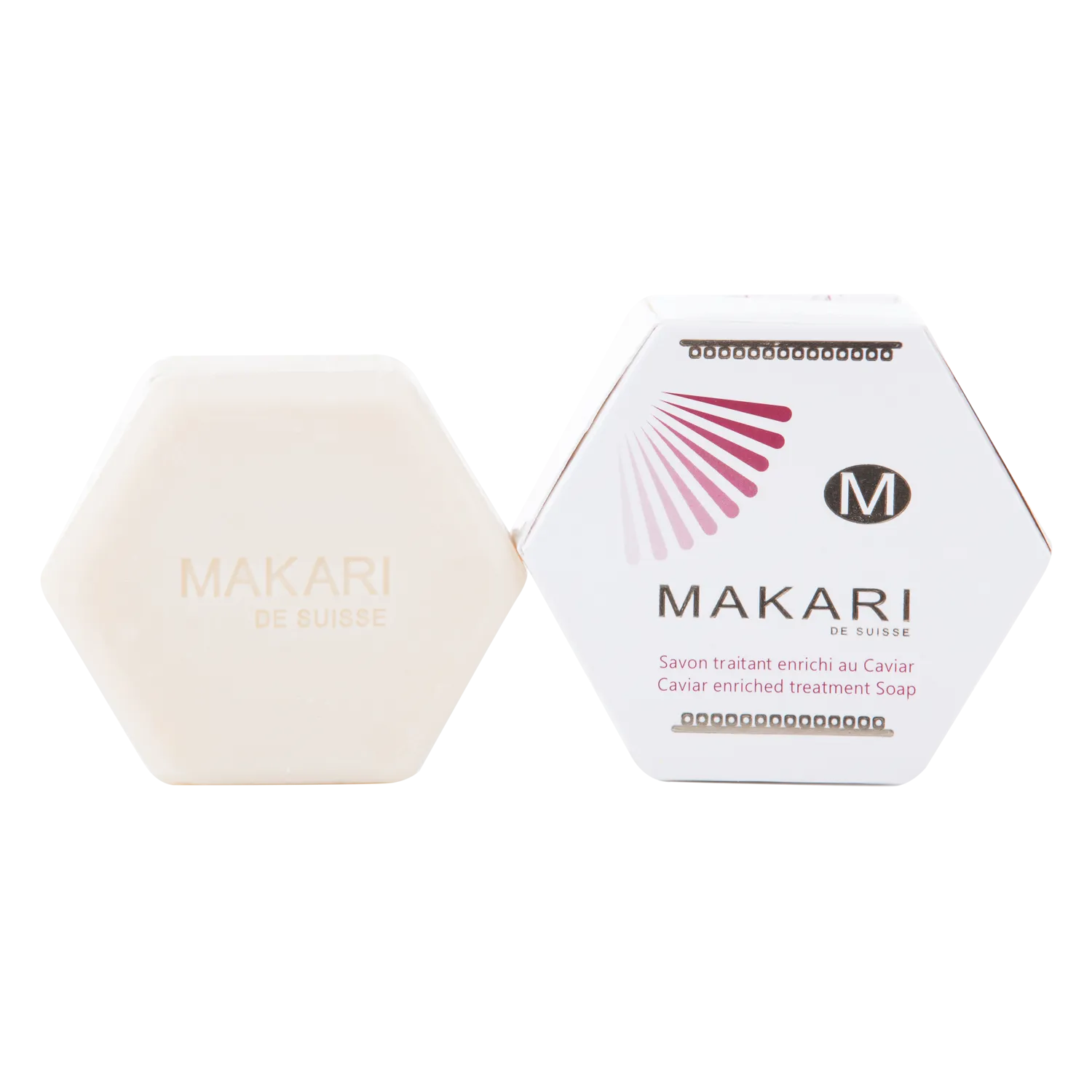 MAKARI DE SUISSE - CAVIAR ENRICHED SOAP - Nourishes and soothes dehydrated skin.