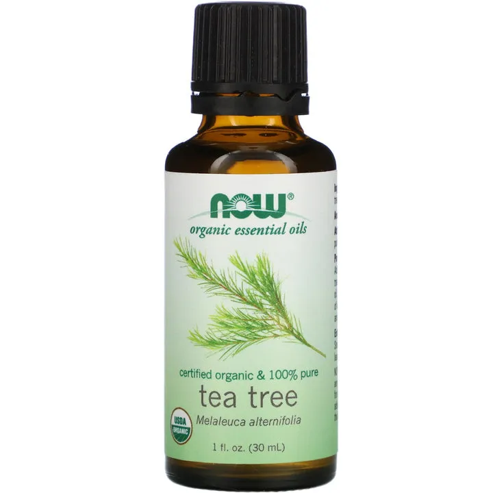 Now Pure Organic Tea Tree Essential Oil 1Oz