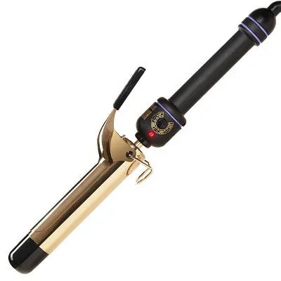 Open Box - Hot Tools Signature Series Gold Curling Iron/Wand - 1 ¼"