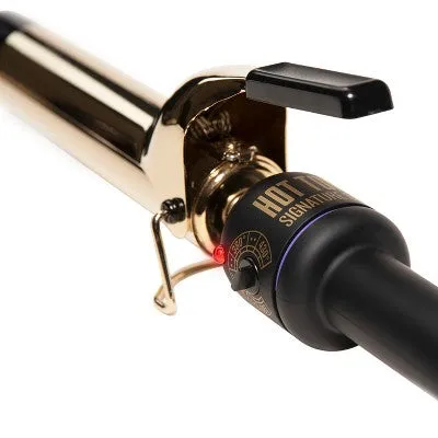 Open Box - Hot Tools Signature Series Gold Curling Iron/Wand - 1 ¼"