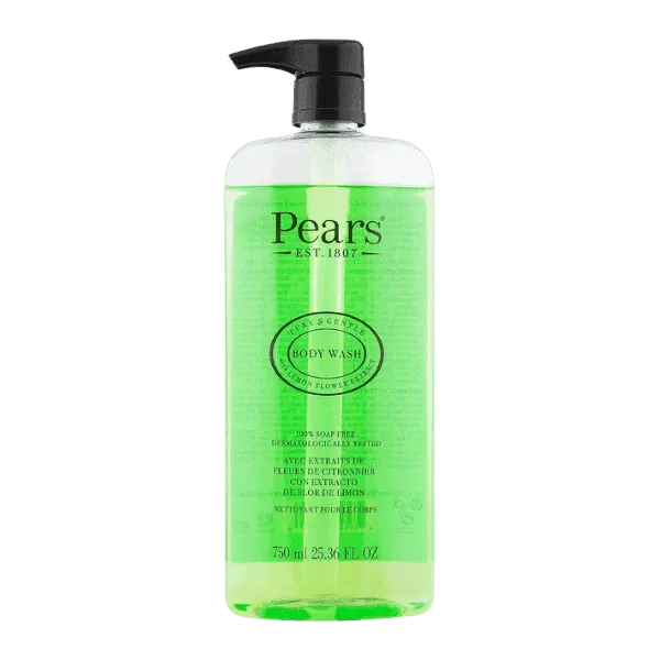 PEARS PURE & GENTLE LEMON FLOWER BODY WASH 750ML