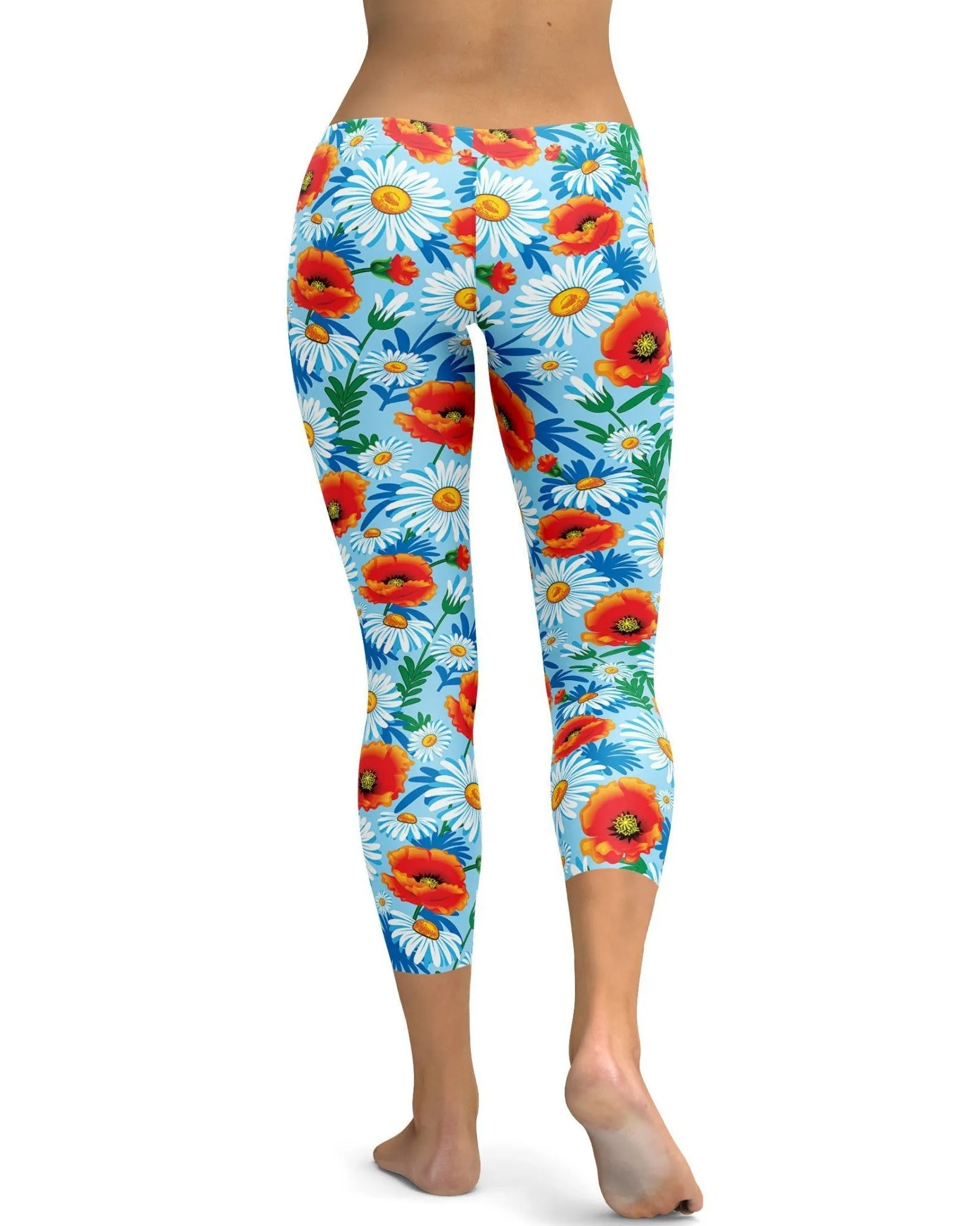 Poppy & Daisy Floral Capris