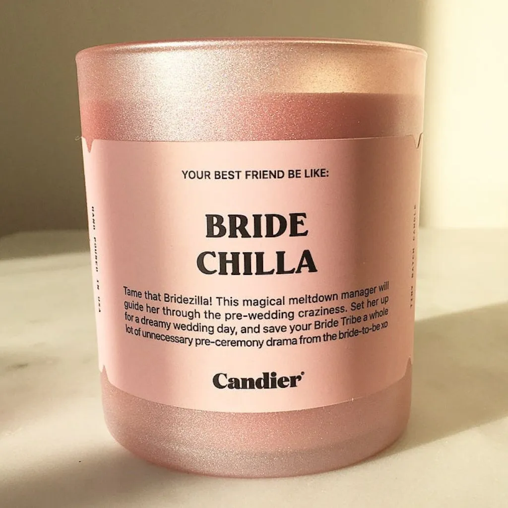 "Bride Chilla" Candle - Eco-friendly, Ethical, No parabens, Handmade, Phthalate free