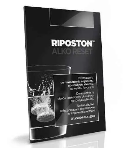 Riposton x 2 effervescent tablets, glucose, potassium, sodium and choline