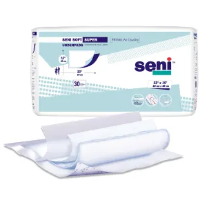 Seni Soft Super Hygienic Underpads, 30/Pk