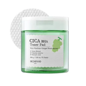 [SKINFOOD] Shine Muscat Cica BHA Toner Pad 200g 70EA