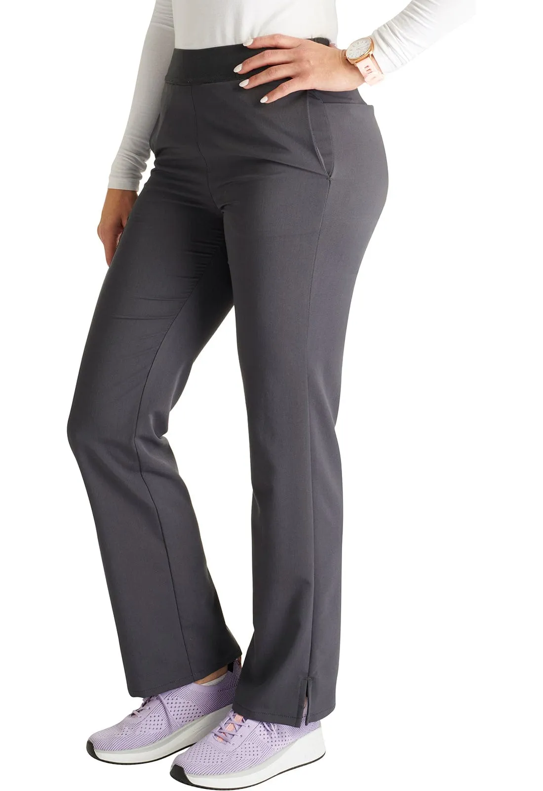 Tend Cherokee Atmos Pull-on Straight Leg Scrub Pant Pewter - Inseam 30.5" (77.5 cm) TD-CK136APWT